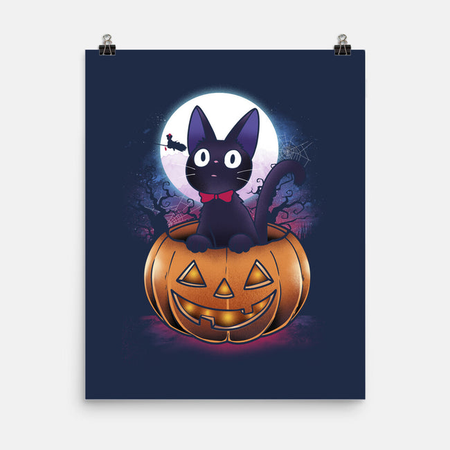 Jiji Pumpkin-None-Matte-Poster-dandingeroz