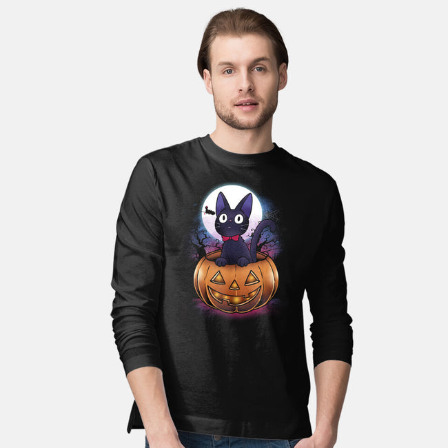 Jiji Pumpkin-Mens-Long Sleeved-Tee-dandingeroz