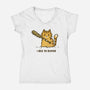 I Beg To Differ-Womens-V-Neck-Tee-kg07
