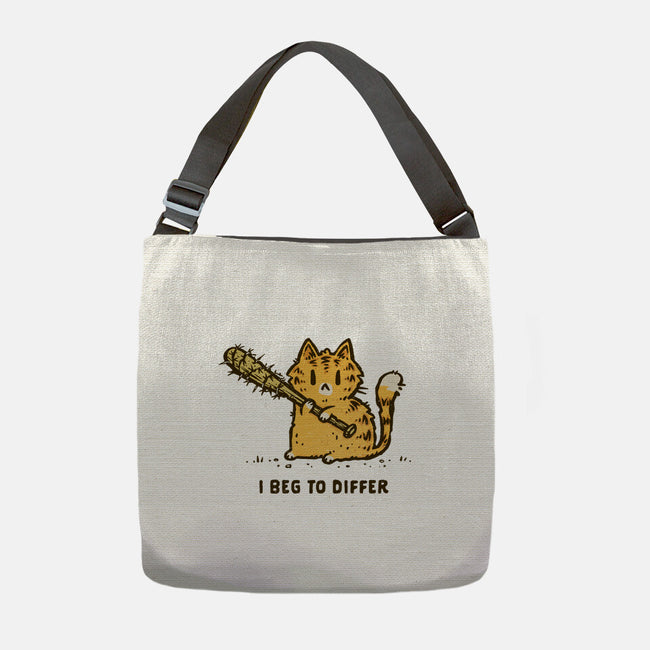 I Beg To Differ-None-Adjustable Tote-Bag-kg07