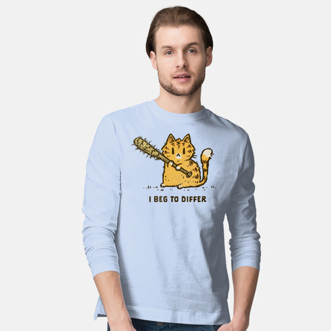 I Beg To Differ-Mens-Long Sleeved-Tee-kg07