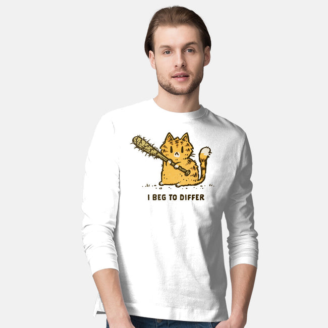 I Beg To Differ-Mens-Long Sleeved-Tee-kg07