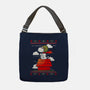 Red Christmas Ugly Sweater-None-Adjustable Tote-Bag-Vallina84