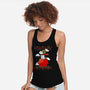 Red Christmas Ugly Sweater-Womens-Racerback-Tank-Vallina84