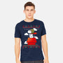 Red Christmas Ugly Sweater-Mens-Heavyweight-Tee-Vallina84