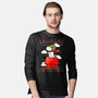 Red Christmas Ugly Sweater-Mens-Long Sleeved-Tee-Vallina84