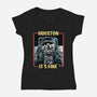 Get Out-Womens-V-Neck-Tee-zascanauta