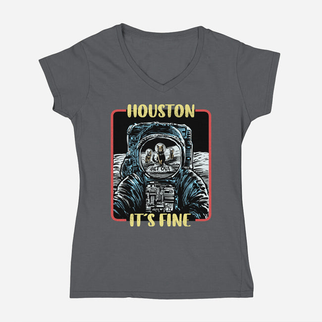 Get Out-Womens-V-Neck-Tee-zascanauta