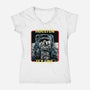 Get Out-Womens-V-Neck-Tee-zascanauta