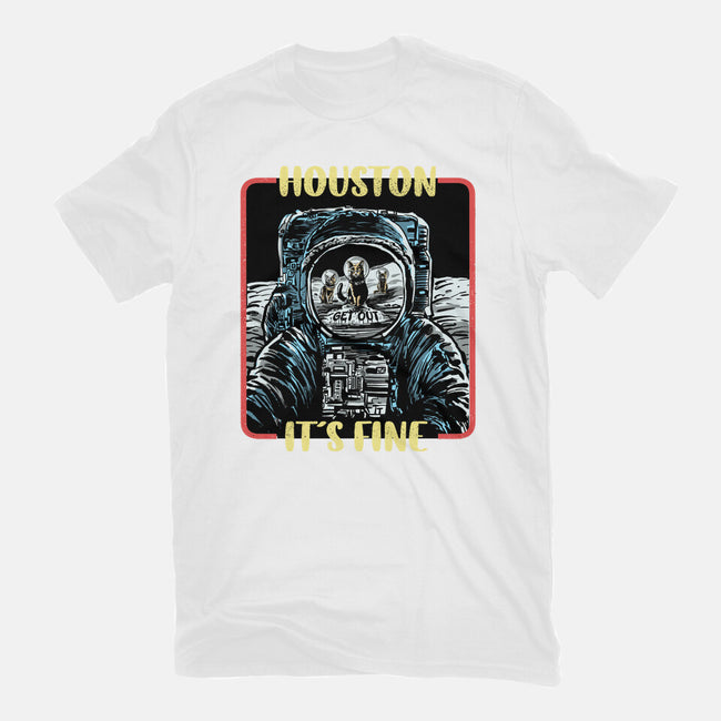 Get Out-Womens-Fitted-Tee-zascanauta