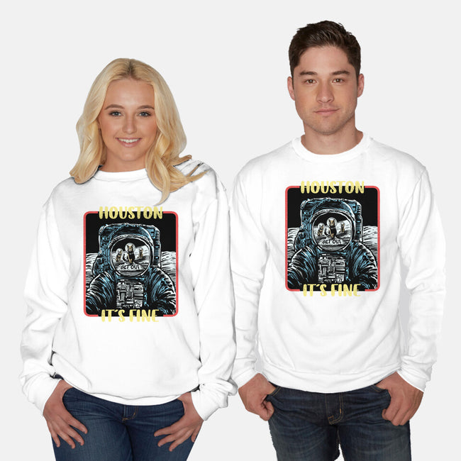 Get Out-Unisex-Crew Neck-Sweatshirt-zascanauta