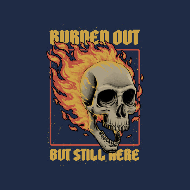 Skull Burned Out-Womens-Basic-Tee-Studio Mootant