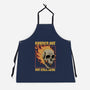 Skull Burned Out-Unisex-Kitchen-Apron-Studio Mootant