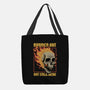 Skull Burned Out-None-Basic Tote-Bag-Studio Mootant