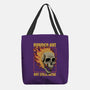 Skull Burned Out-None-Basic Tote-Bag-Studio Mootant