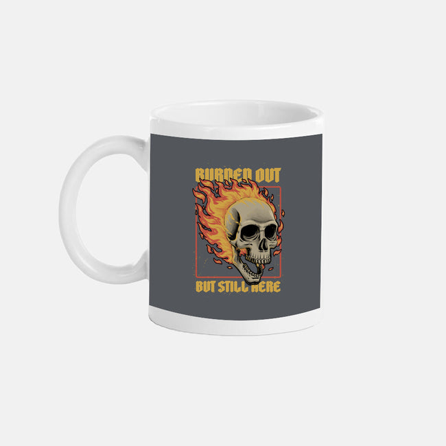 Skull Burned Out-None-Mug-Drinkware-Studio Mootant