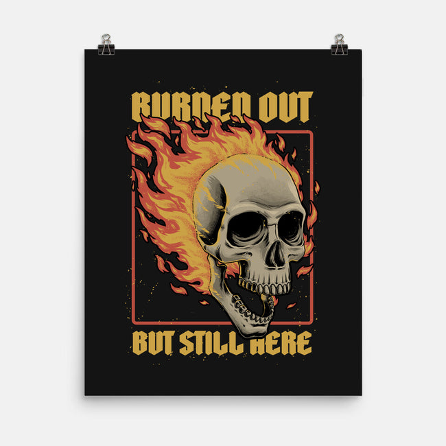 Skull Burned Out-None-Matte-Poster-Studio Mootant