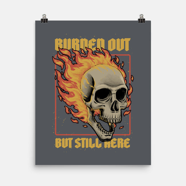 Skull Burned Out-None-Matte-Poster-Studio Mootant