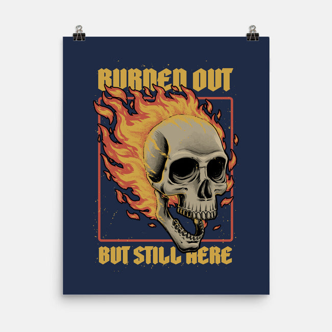 Skull Burned Out-None-Matte-Poster-Studio Mootant