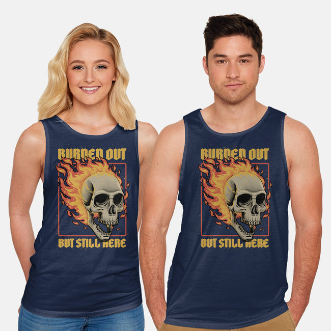 Skull Burned Out-Unisex-Basic-Tank-Studio Mootant