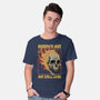 Skull Burned Out-Mens-Basic-Tee-Studio Mootant