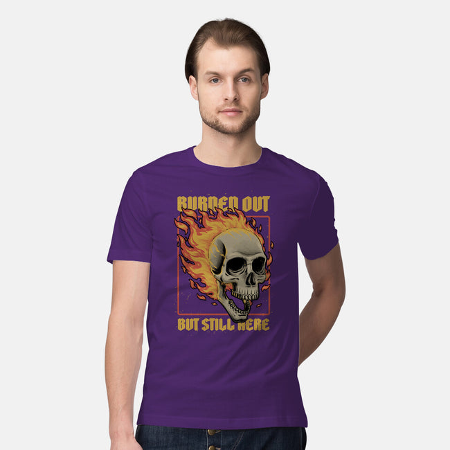 Skull Burned Out-Mens-Premium-Tee-Studio Mootant
