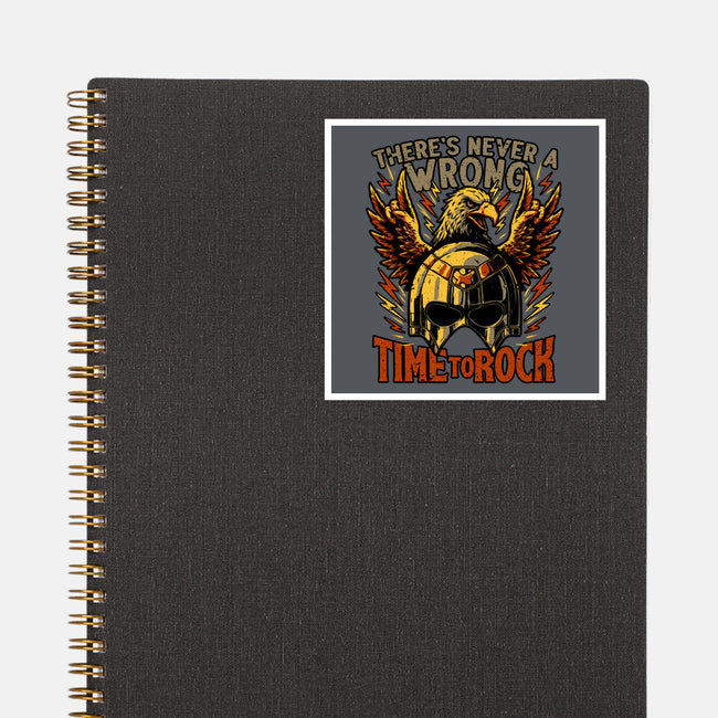 Peace Eagle Hero Rock-None-Glossy-Sticker-Studio Mootant