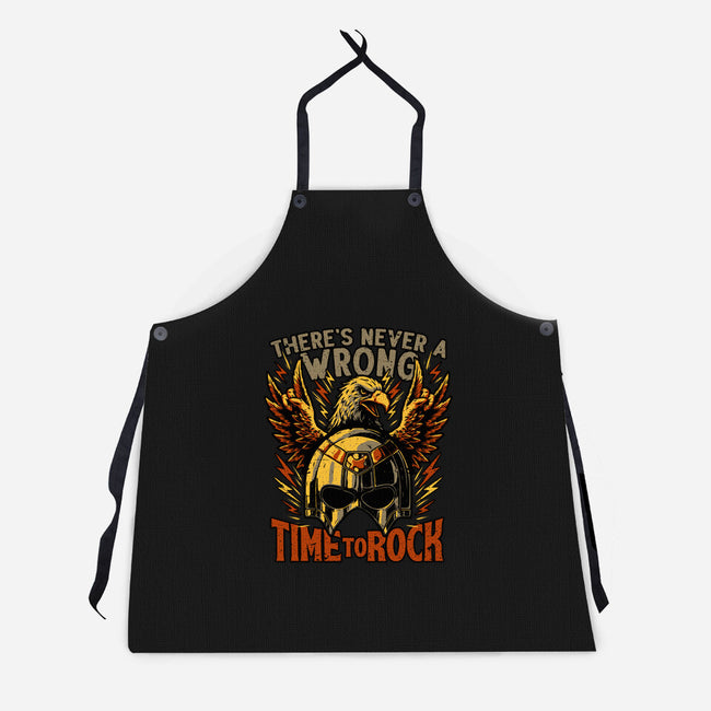 Peace Eagle Hero Rock-Unisex-Kitchen-Apron-Studio Mootant