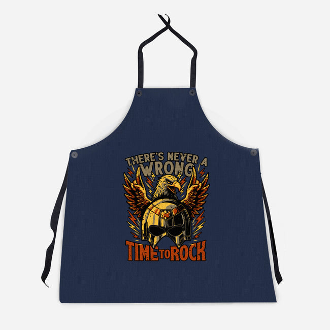 Peace Eagle Hero Rock-Unisex-Kitchen-Apron-Studio Mootant
