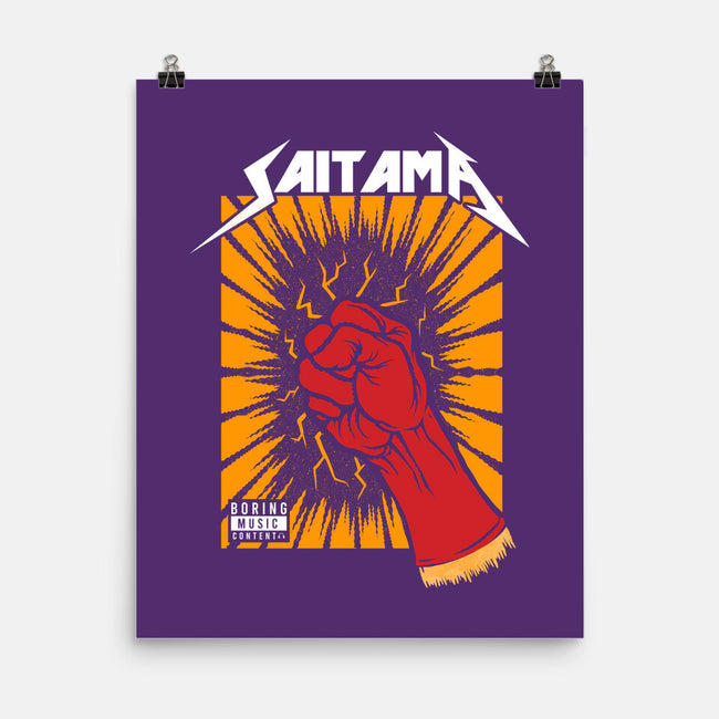Saitama-None-Matte-Poster-Umberto Vicente