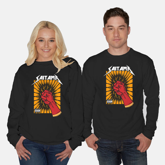 Saitama-Unisex-Crew Neck-Sweatshirt-Umberto Vicente