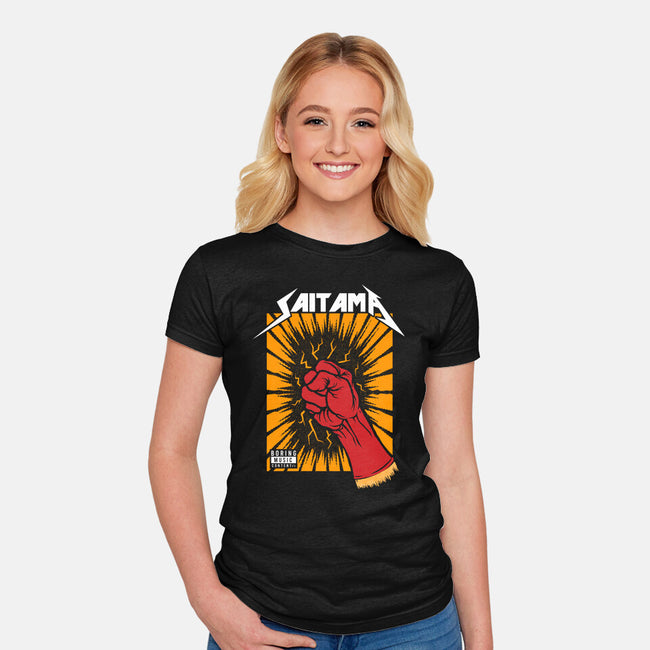 Saitama-Womens-Fitted-Tee-Umberto Vicente