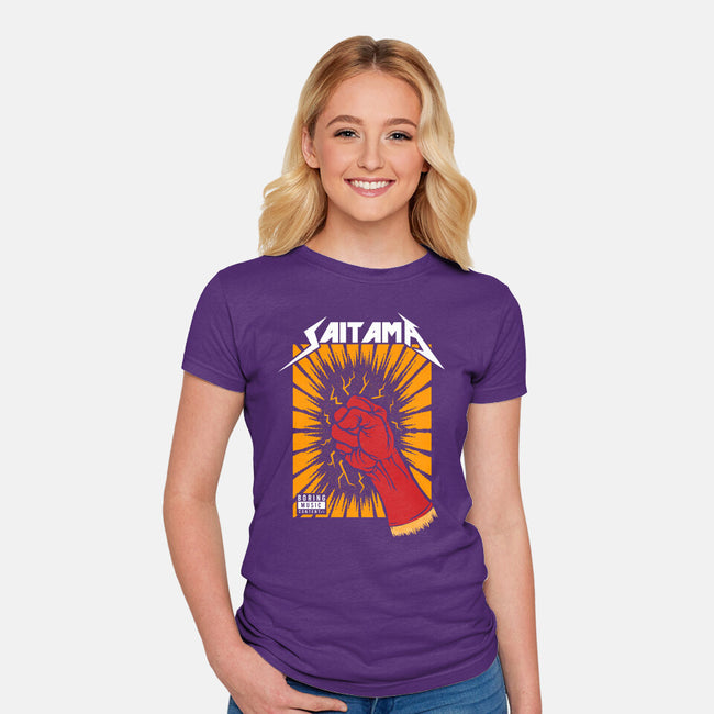 Saitama-Womens-Fitted-Tee-Umberto Vicente