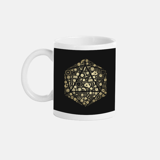 D20 Doodle-None-Mug-Drinkware-xMorfina