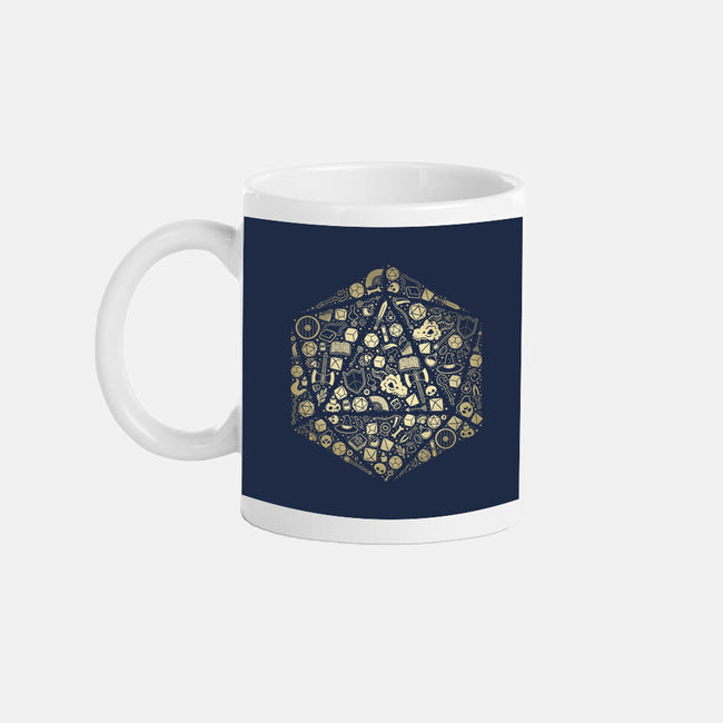 D20 Doodle-None-Mug-Drinkware-xMorfina