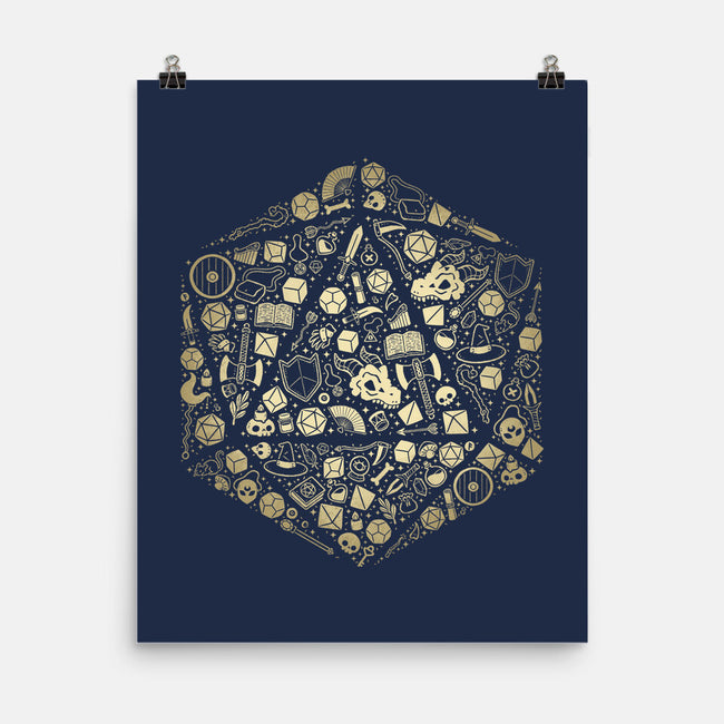 D20 Doodle-None-Matte-Poster-xMorfina