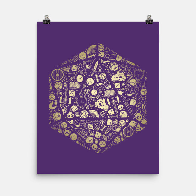 D20 Doodle-None-Matte-Poster-xMorfina