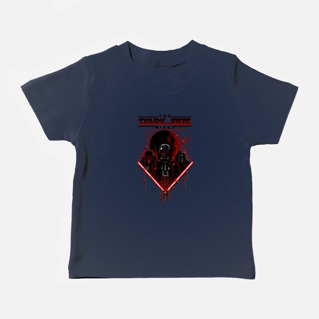 The Dark Side Rises-Baby-Basic-Tee-silentOp