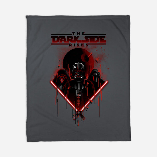 The Dark Side Rises-None-Fleece-Blanket-silentOp