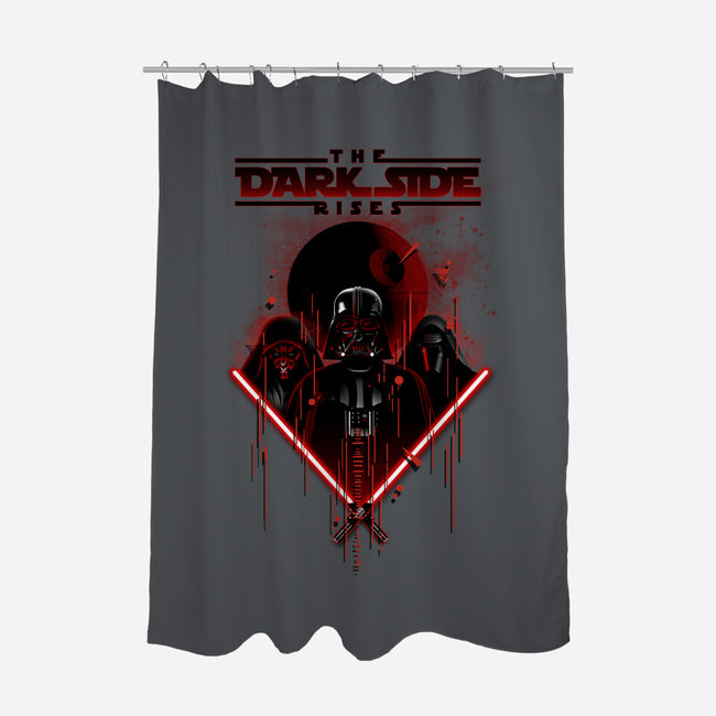 The Dark Side Rises-None-Polyester-Shower Curtain-silentOp