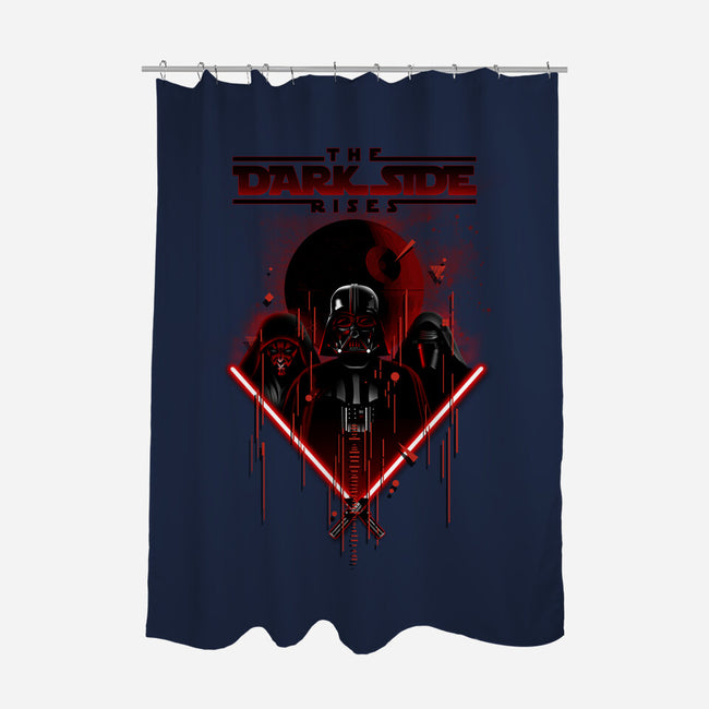The Dark Side Rises-None-Polyester-Shower Curtain-silentOp