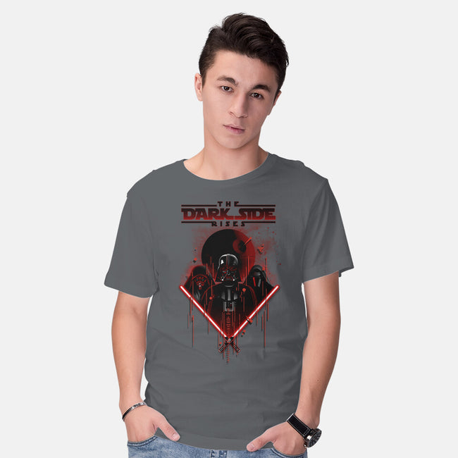 The Dark Side Rises-Mens-Basic-Tee-silentOp