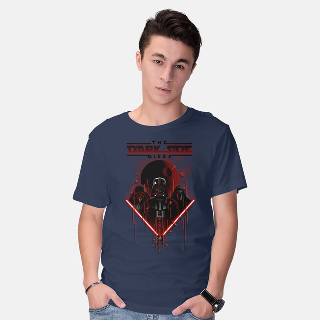 The Dark Side Rises-Mens-Basic-Tee-silentOp