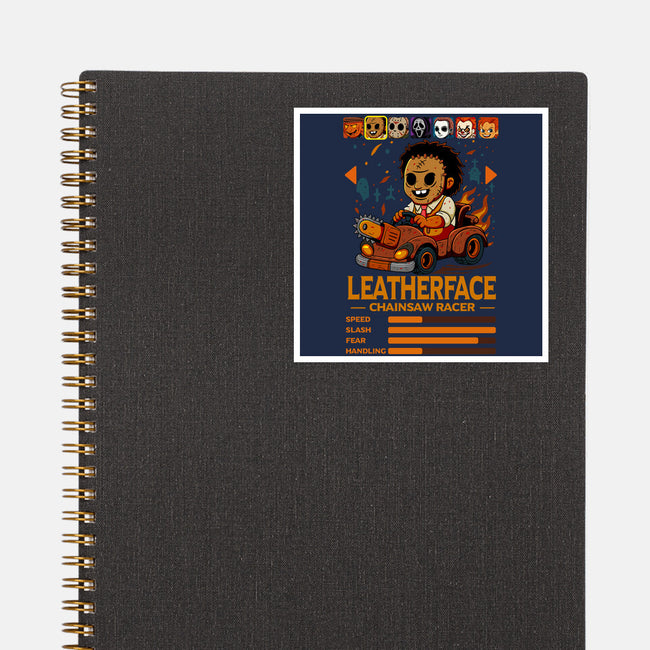 Chainsaw Racer-None-Glossy-Sticker-JamesQJO