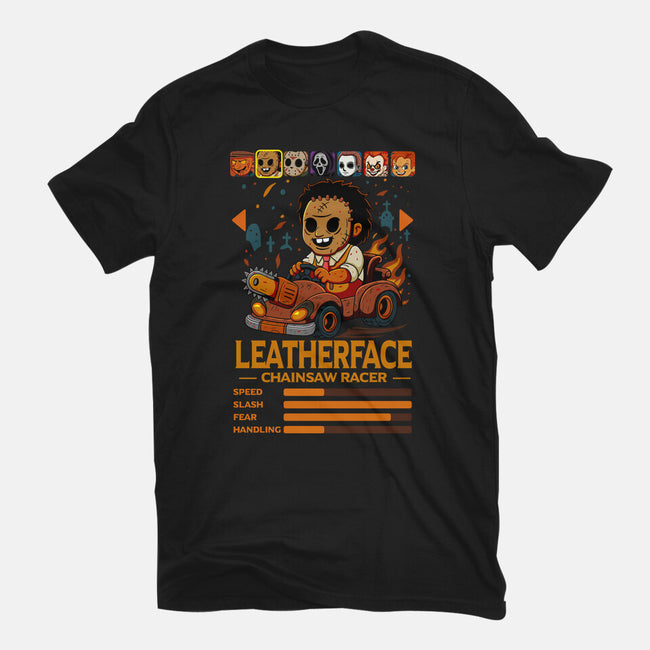 Chainsaw Racer-Womens-Fitted-Tee-JamesQJO