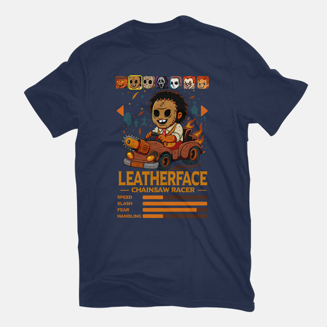 Chainsaw Racer-Womens-Fitted-Tee-JamesQJO