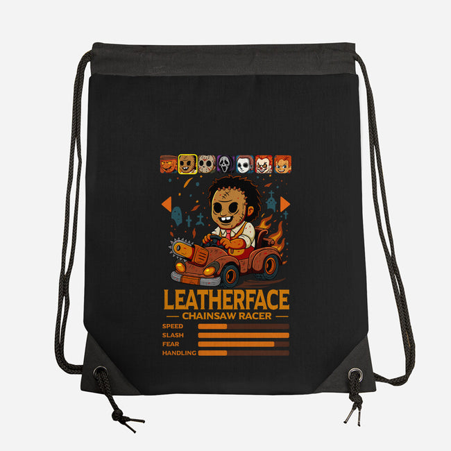 Chainsaw Racer-None-Drawstring-Bag-JamesQJO