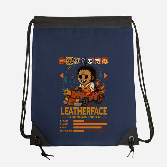 Chainsaw Racer-None-Drawstring-Bag-JamesQJO