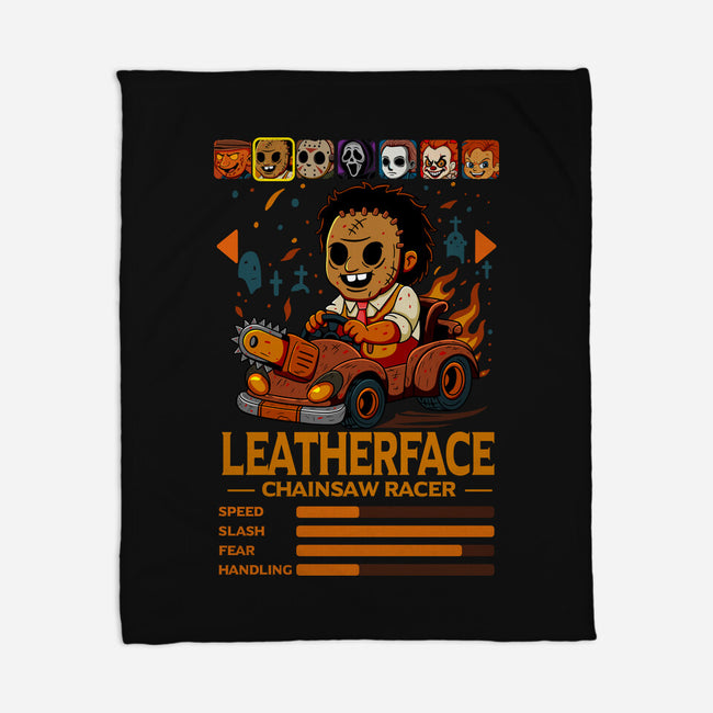 Chainsaw Racer-None-Fleece-Blanket-JamesQJO
