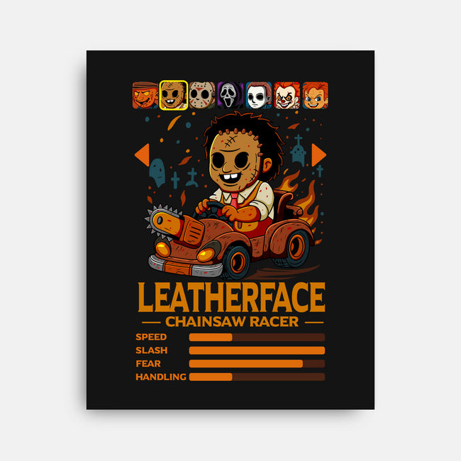 Chainsaw Racer-None-Stretched-Canvas-JamesQJO